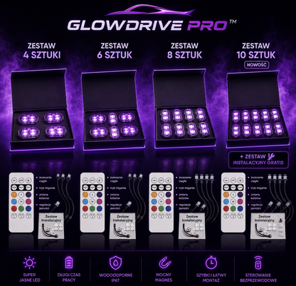 GlowDrive Pro™ – Zestaw Premium Świateł LED do Auta